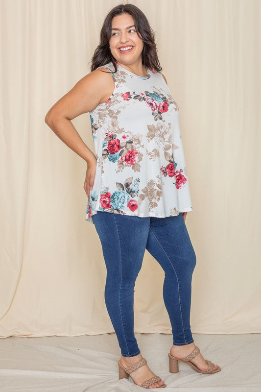 Image Plus Floral tunic