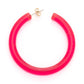 Pop Color Acrylic Fashion Hoops