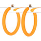Pop Color Acrylic Fashion Hoops