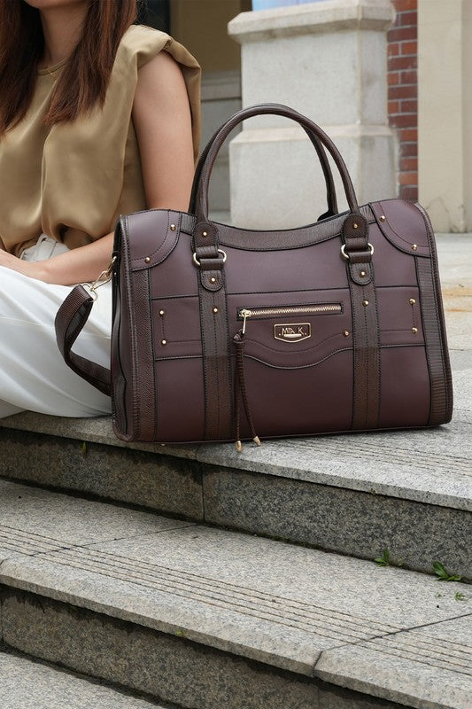 Image MKF Collection Patricia Vegan Leather Duffle Bag