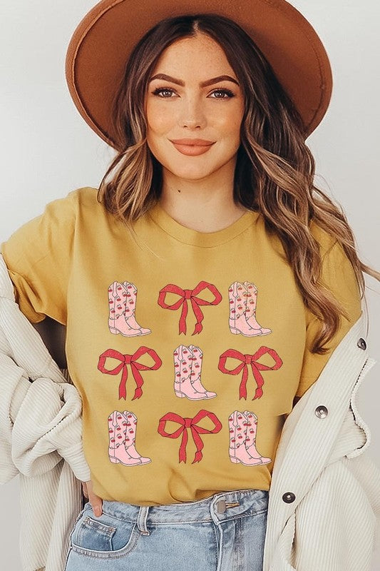 Croquette Cowgirl Valentine Graphic Tee