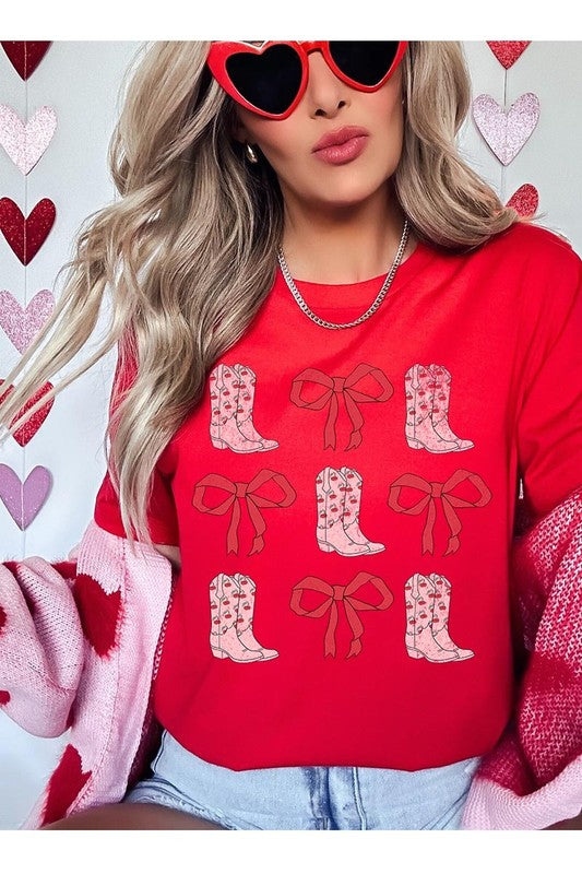 Croquette Cowgirl Valentine Graphic Tee